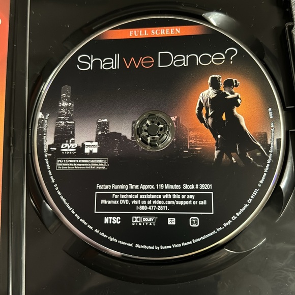 Shall We Dance? DVD Full Screen 2005 Richard Gere Jennifer Lopez Susan Sarandon - Picture 7 of 8